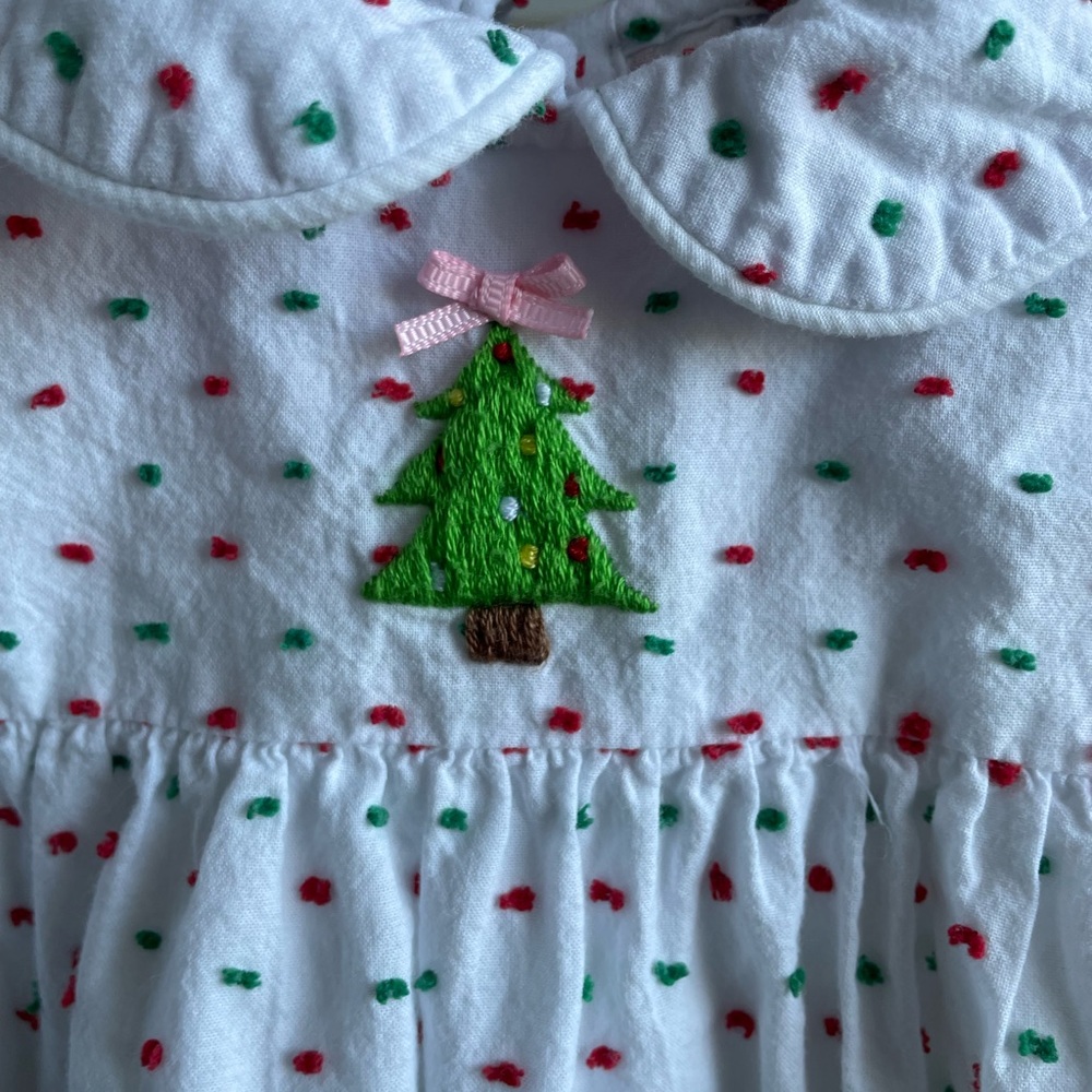 Southern Smocked Swiss dot bubble - Picture 2 of 4